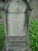Second tombstone - very worn:
"Here lies ... Gela daughter of Cwi(?) Deker / Reker. [She died] 12 Tishri year 5636(?) as the abbreviate era. May her soul be bound in the bond of everlasting life. Gela Deker / Reker.